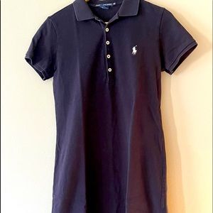 Ladies size medium knee length Ralph Lauren polo dress